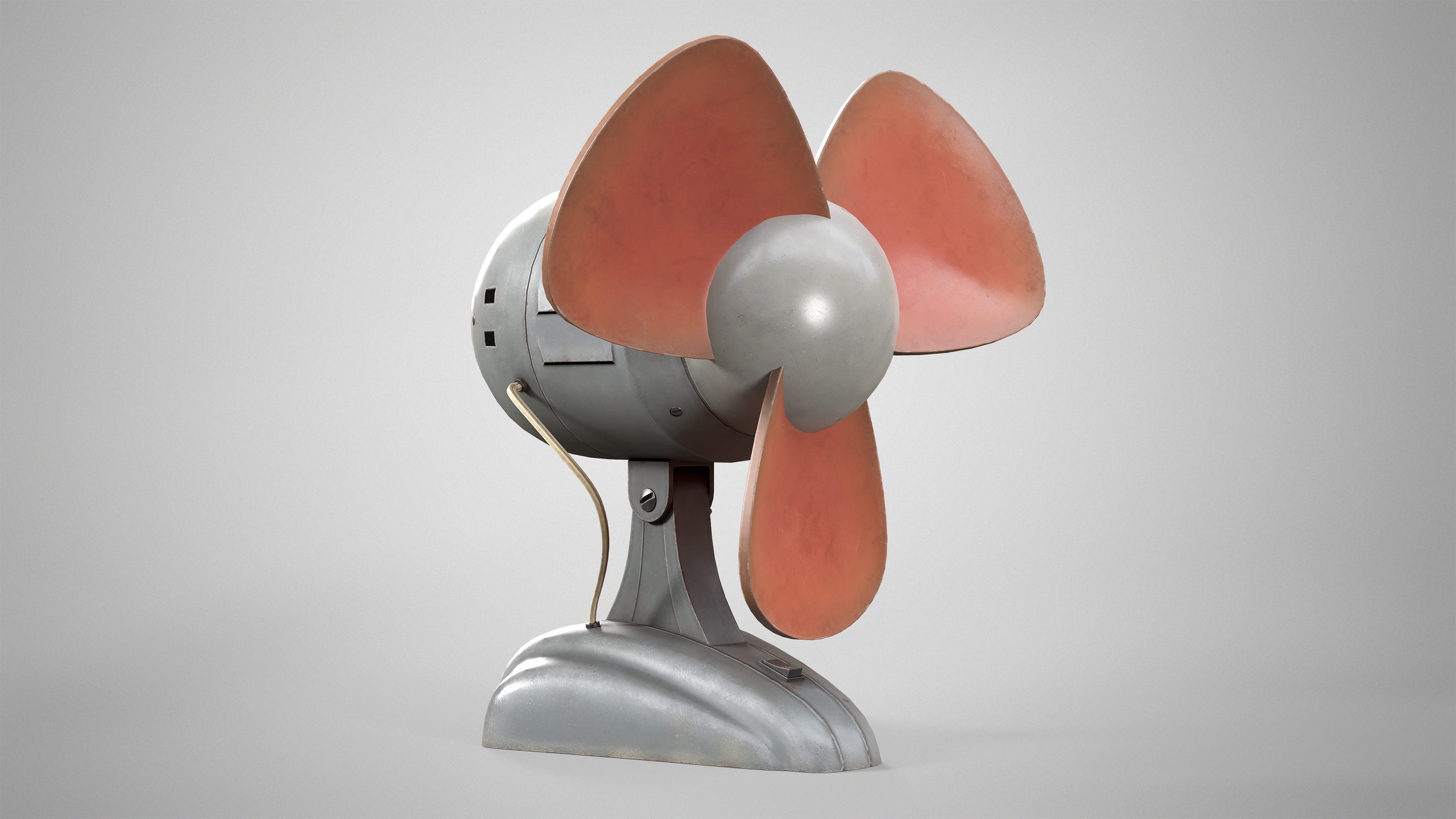 Media 1 for listing Retro Desk Fan - Vintage Office Table Fan Optimized