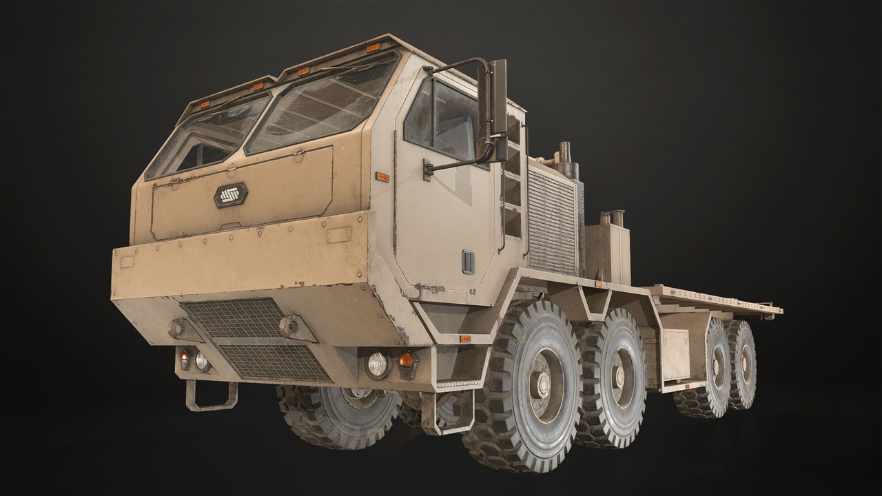 Media 1 for listing Heavy Military Truck V1 - Flatbed