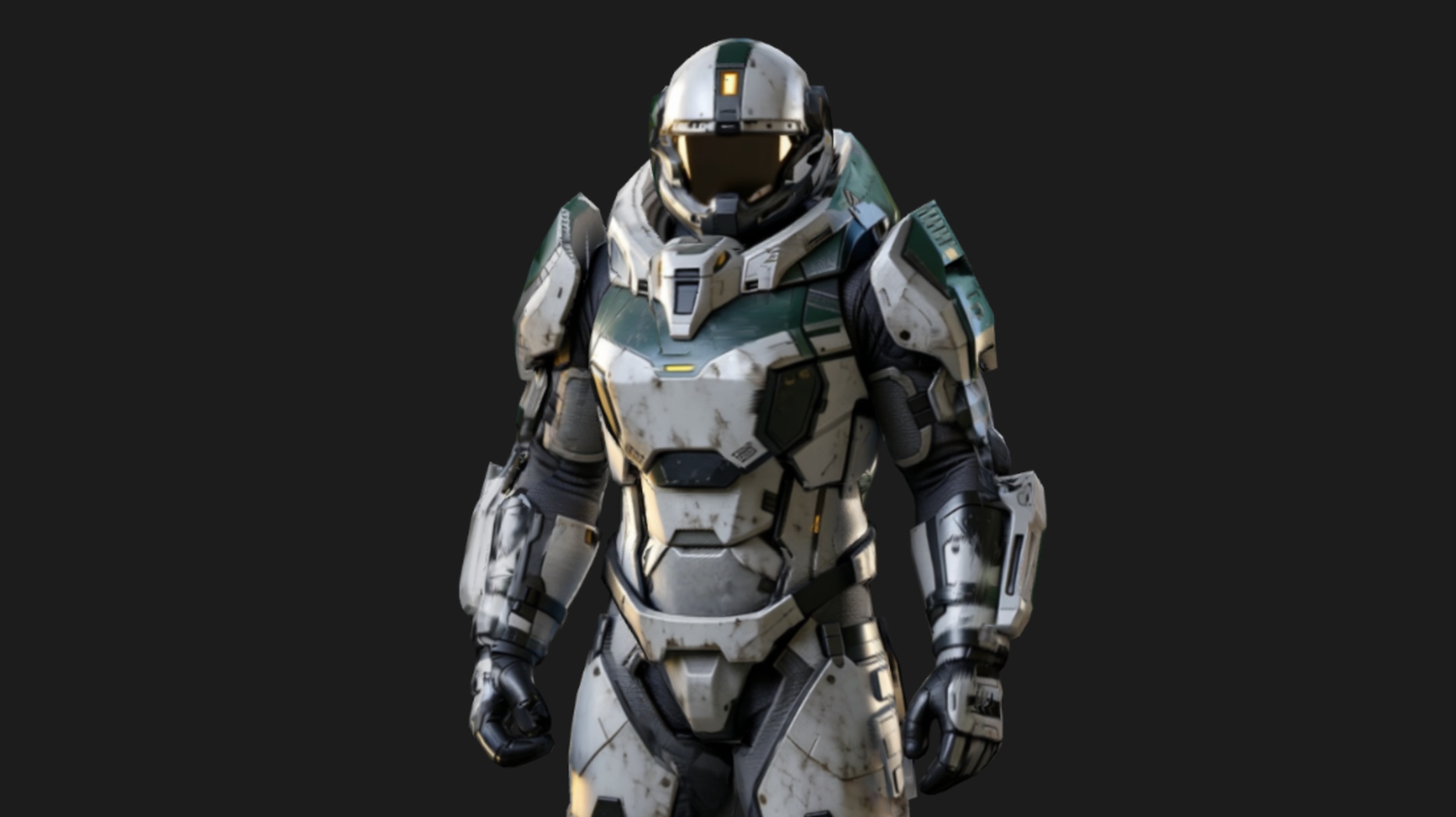Media 1 for listing Heavy Orbital Shock Trooper Low-Poly 3d Model