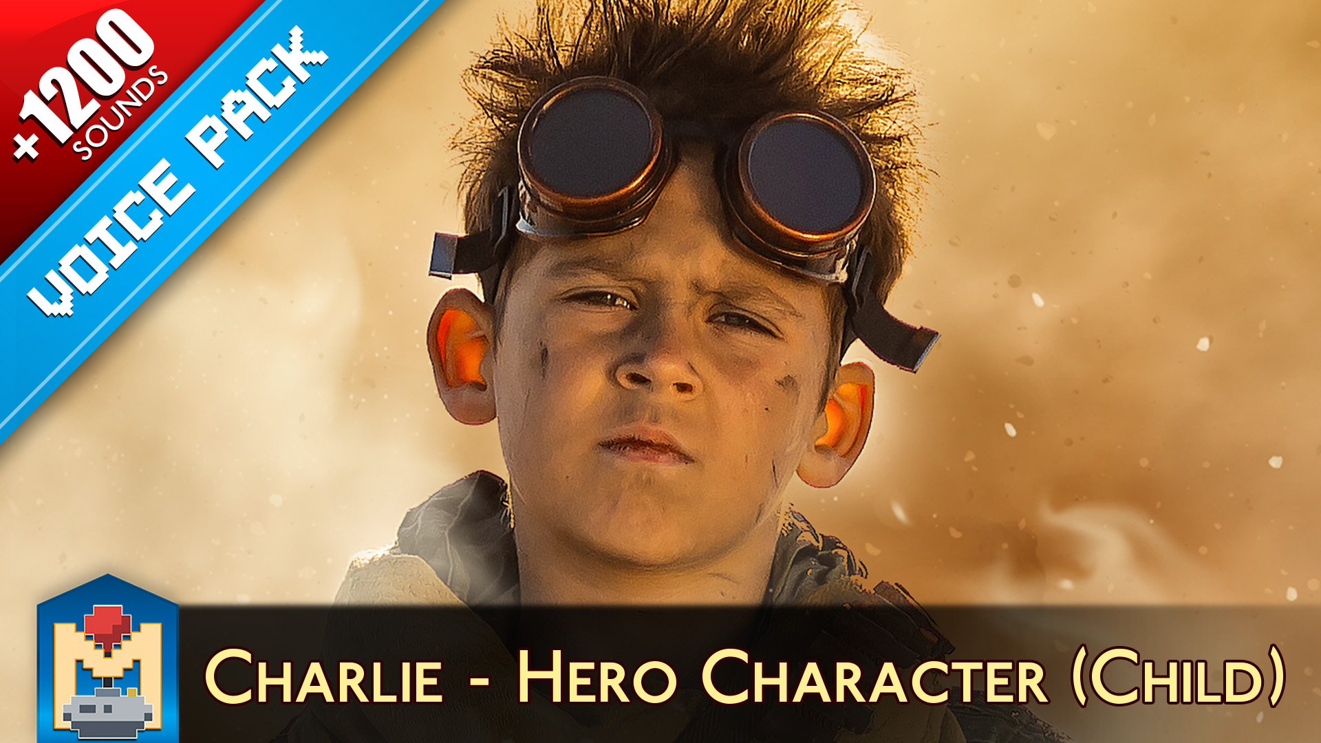 Charlie - Child Hero Character Voice Pack | Fab