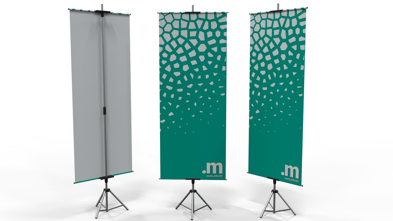Media 1 for listing Tripod Banner Stand