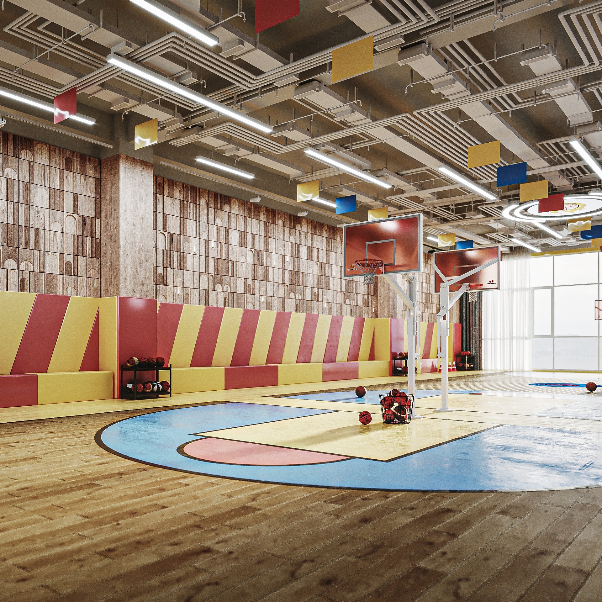 商品 Basketball Court 01 的媒体 1