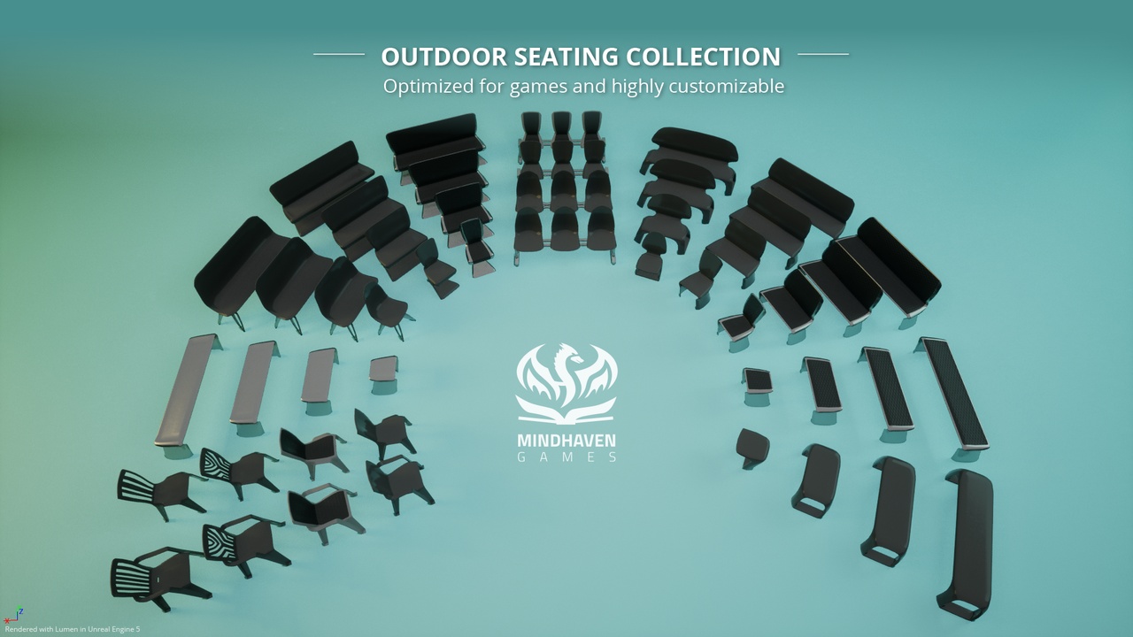 Media 1 for listing Customizable Chairs Vol. 3 - Outdoor Seating