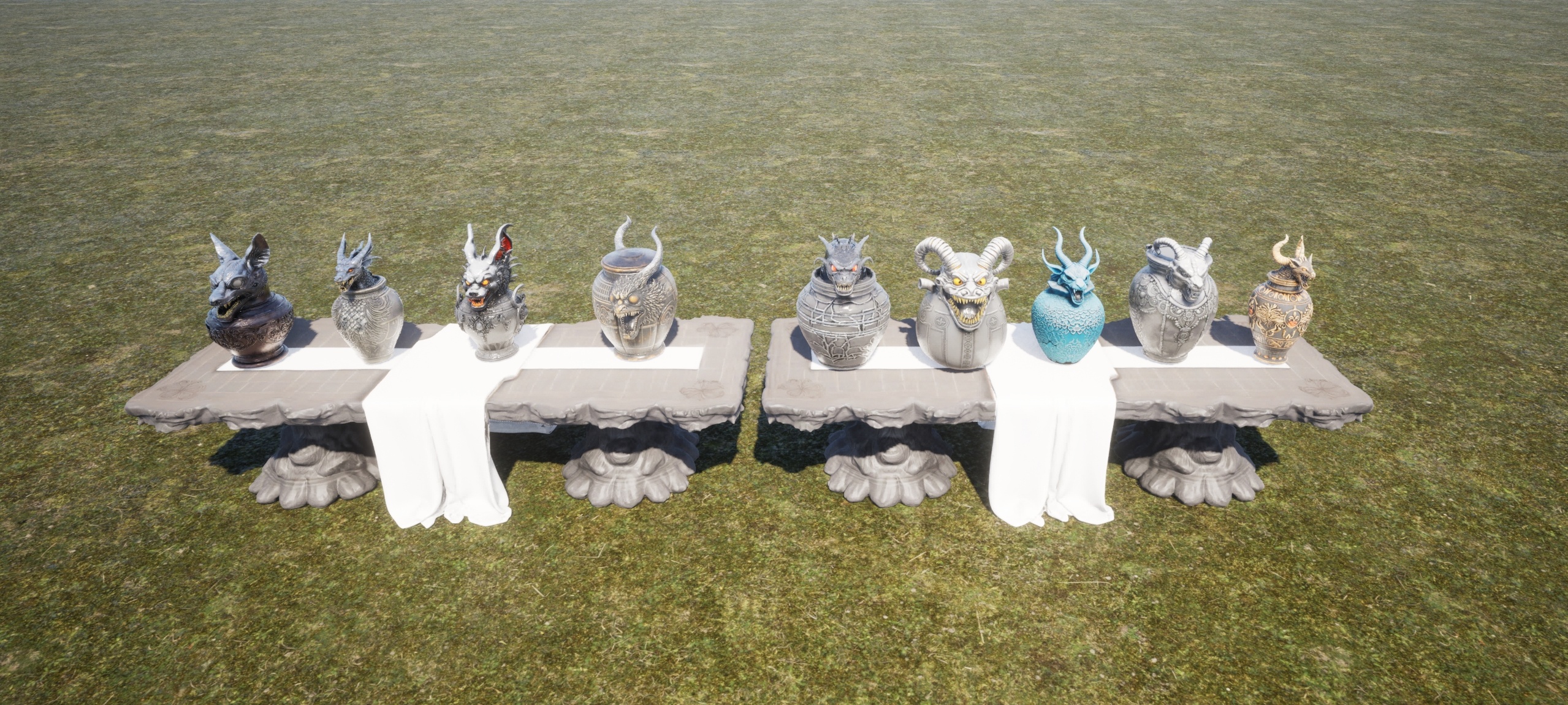 Media 1 for listing Ritual Jars | Canopic Jars from the Abyss