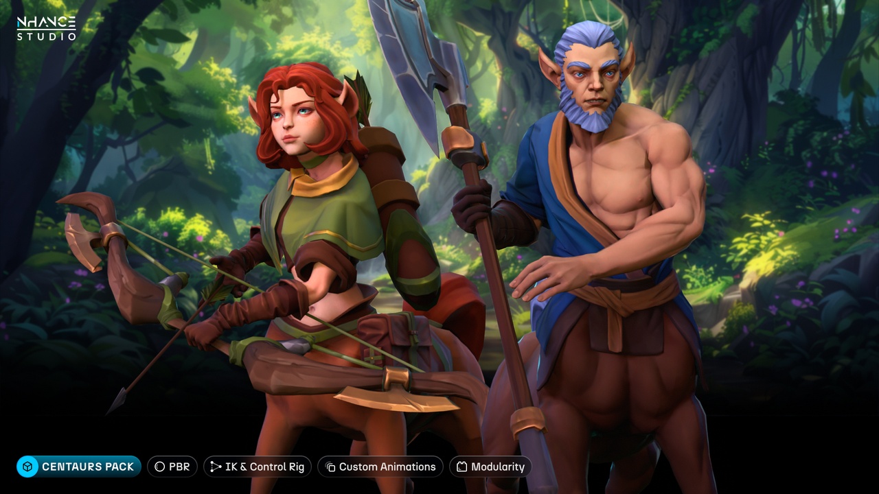 Media 1 for listing Stylized Centaurs Pack