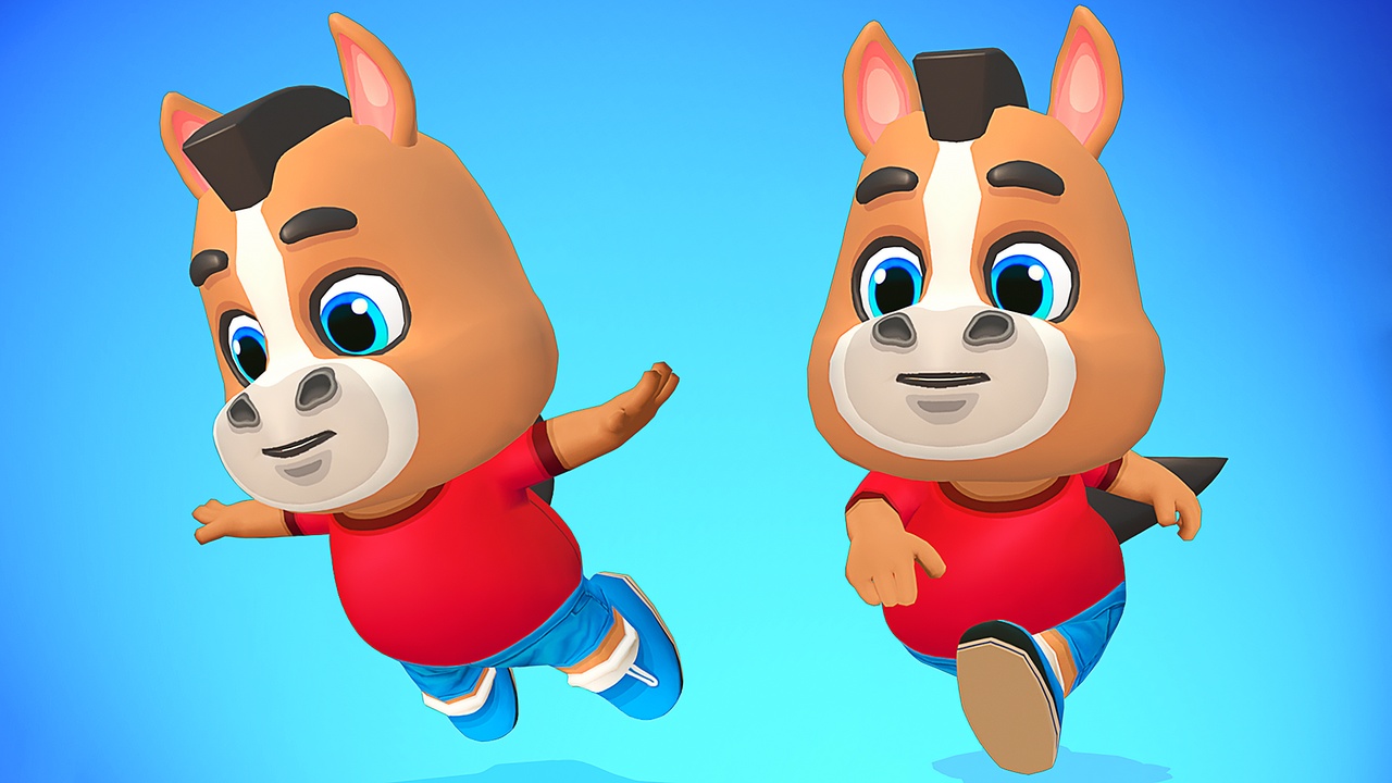 Media 1 for listing Horse Pony Mule Animated Rigged