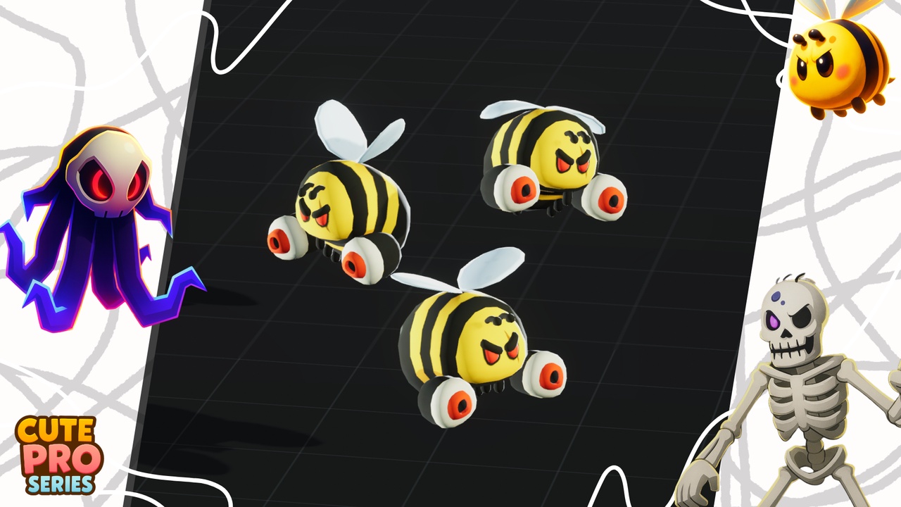 Media 1 for listing Bee Soldier Cute Pro Series