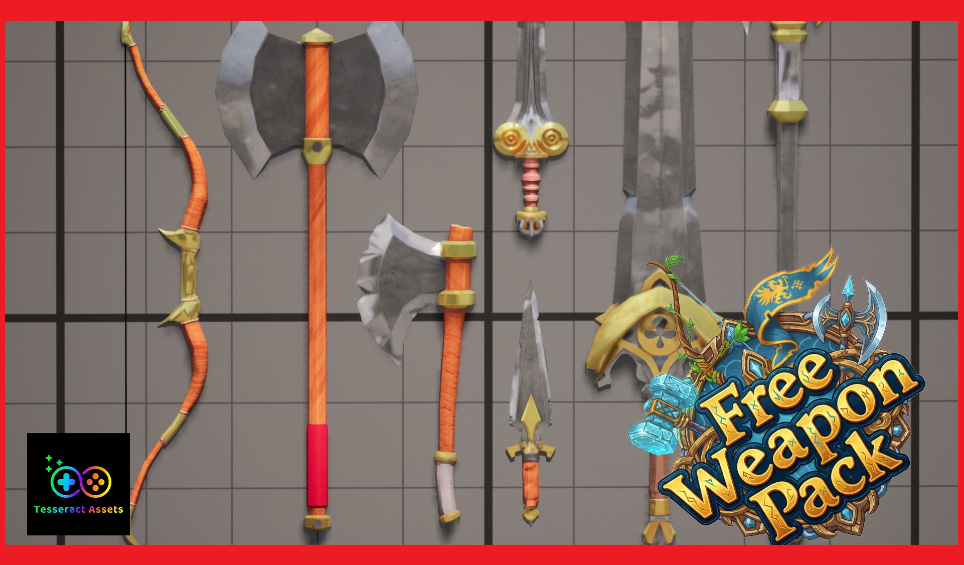 Free Melee Weapon Pack (PBR and Stylized) | Fab