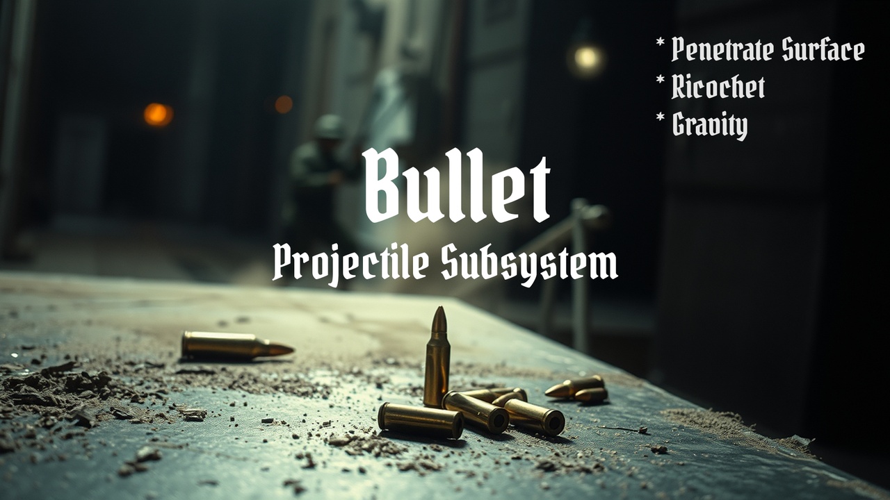 Media 1 for listing Bullet Projectile Subsystem
