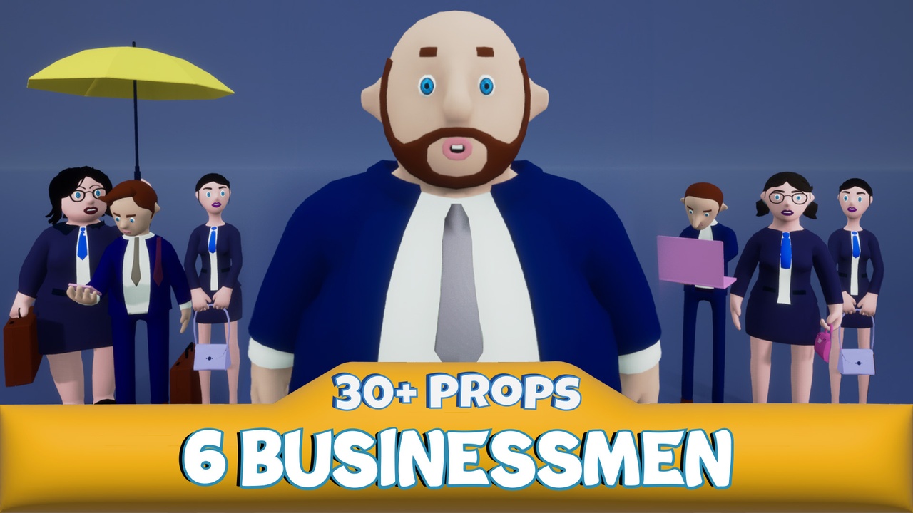 Media 1 for listing Businessmen Pack with Props