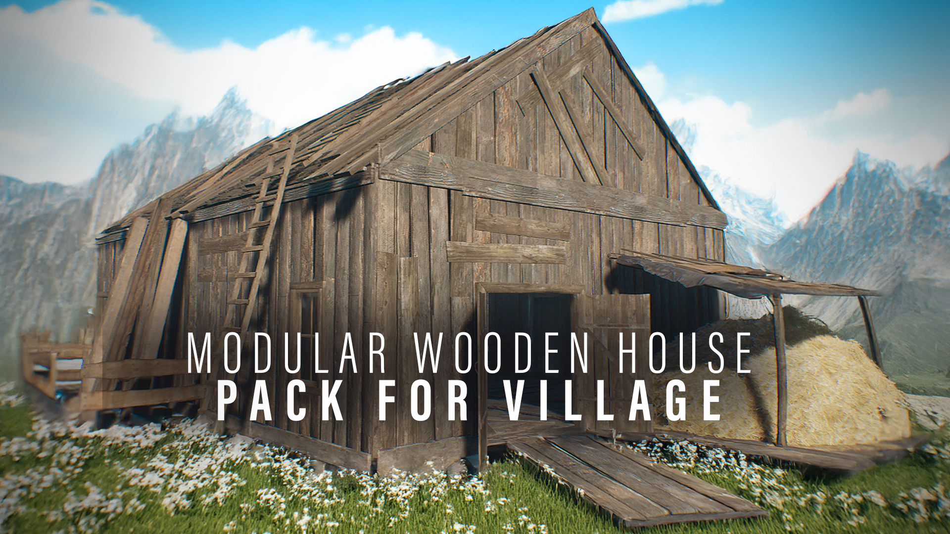MODULAR WOODEN HOUSE PACK FOR VILLAGE | Fab