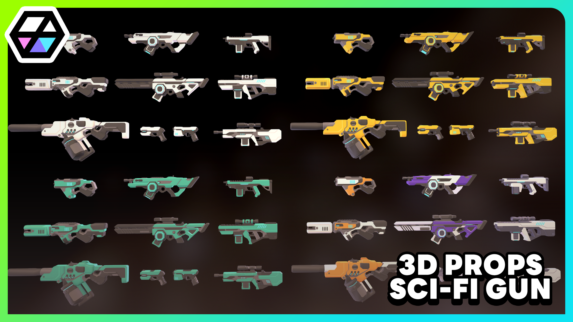 3D Props - Sci-fi Gun | Fab