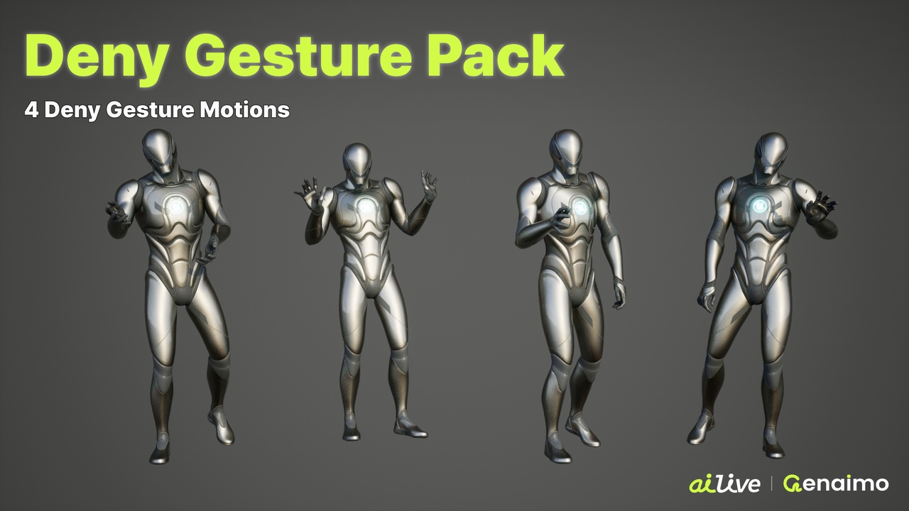 Media 1 for listing Deny Gesture Pack