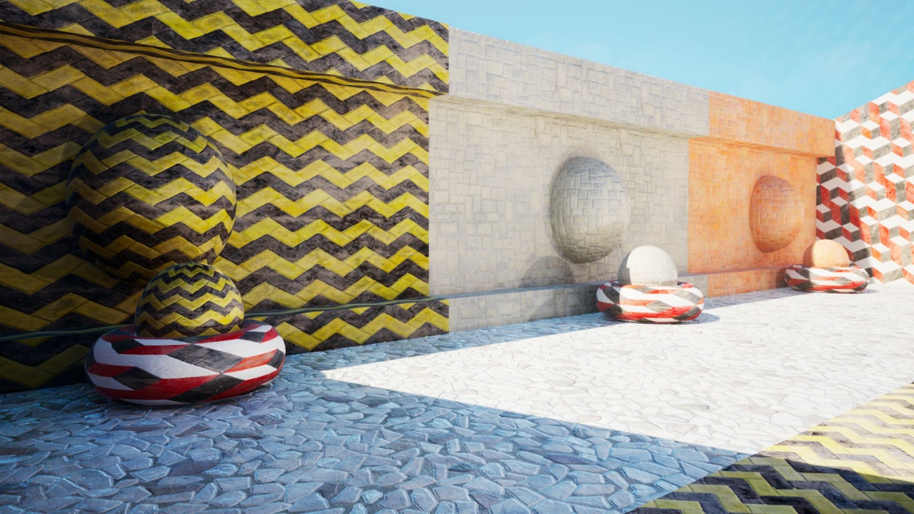 Media 1 for listing 8k Realistic Textures Pack: Bricks, Mosaics - 15 materials