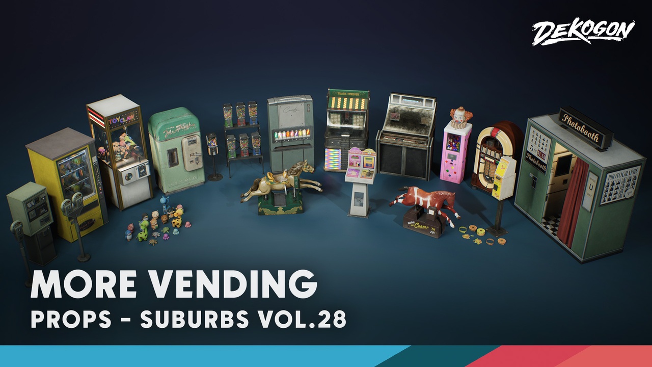 Media 1 for listing Suburbs VOL.28 - MORE Vending (Nanite and Low Poly)