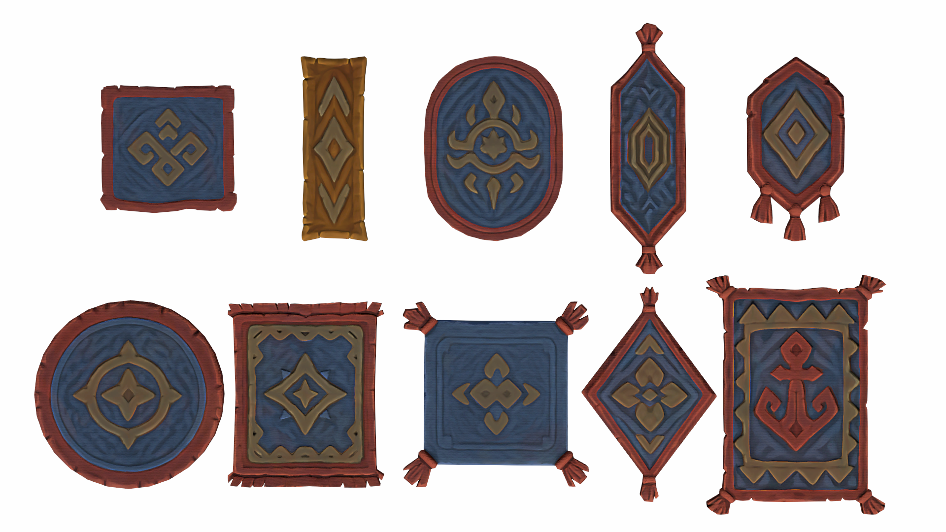 Stylized Fantasy RPG Rugs Carpets Decorative | Fab