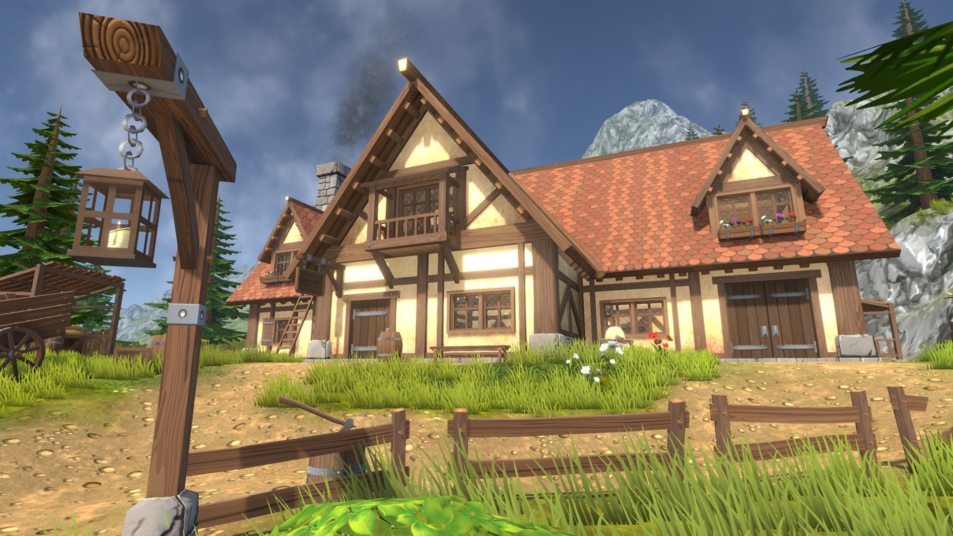 Media 1 for listing 3D Medieval House Village Cartoon Kit