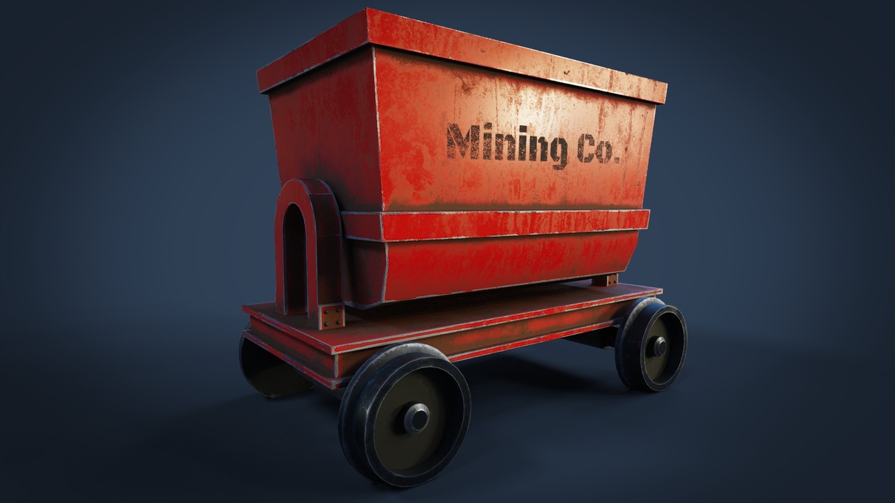 Media 1 for listing Mine Cart