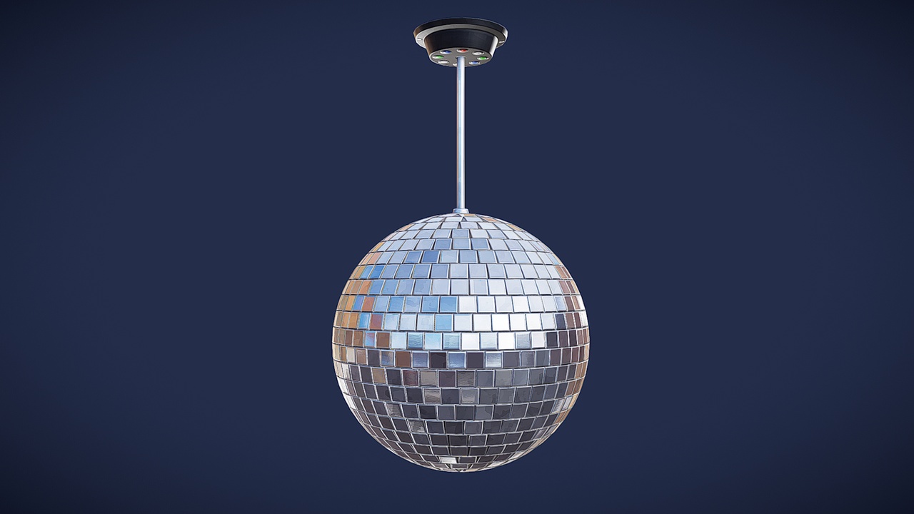 Media 1 for listing Stylized Disco Ball - Game Ready