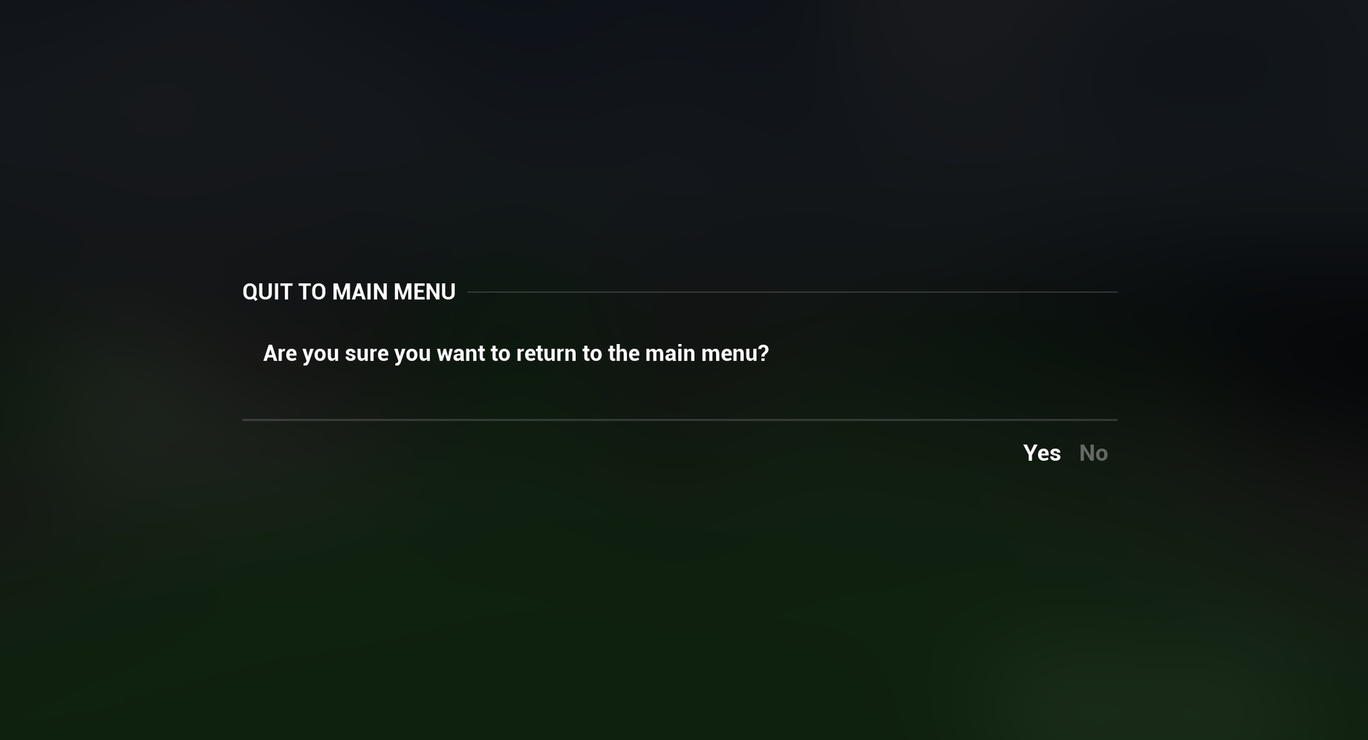 Advanced Menu System