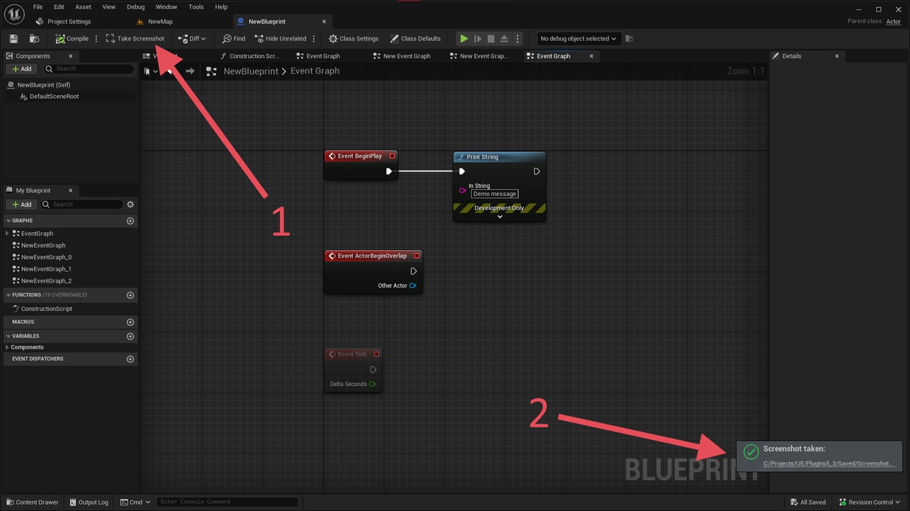 Media 1 for listing Blueprint Screenshot Tool