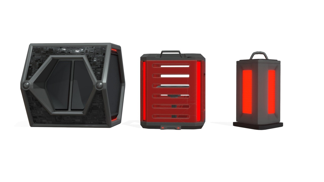 Media 1 for listing SciFi Cyberpunk Container Pack