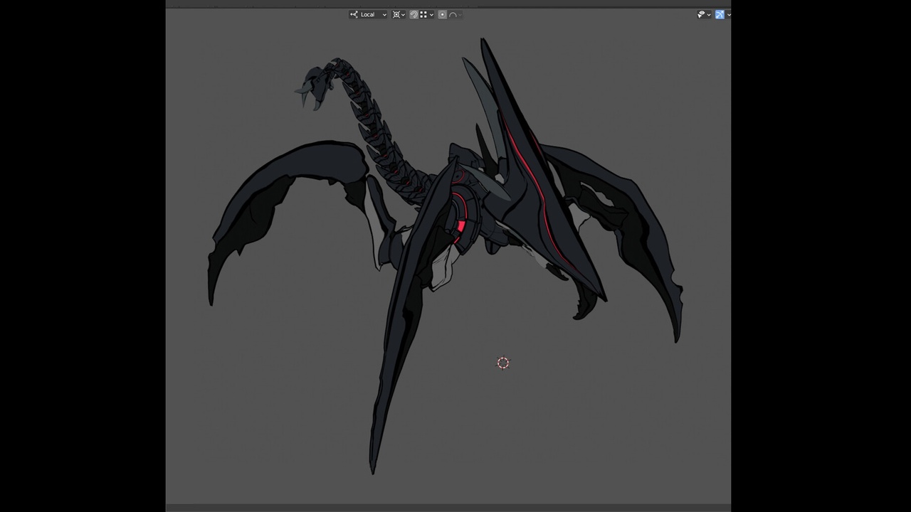 Media 1 for listing Anime Style: Alien QUAD-RAPTOR