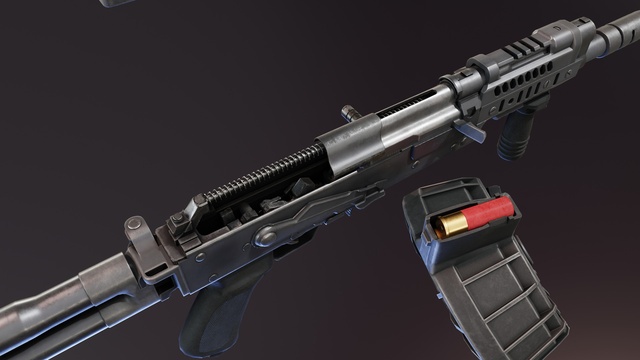 個人装備 CH SAIGA12K Handguard Z Style CNC for Saiga-12K Tokyo Marui Wii Tech