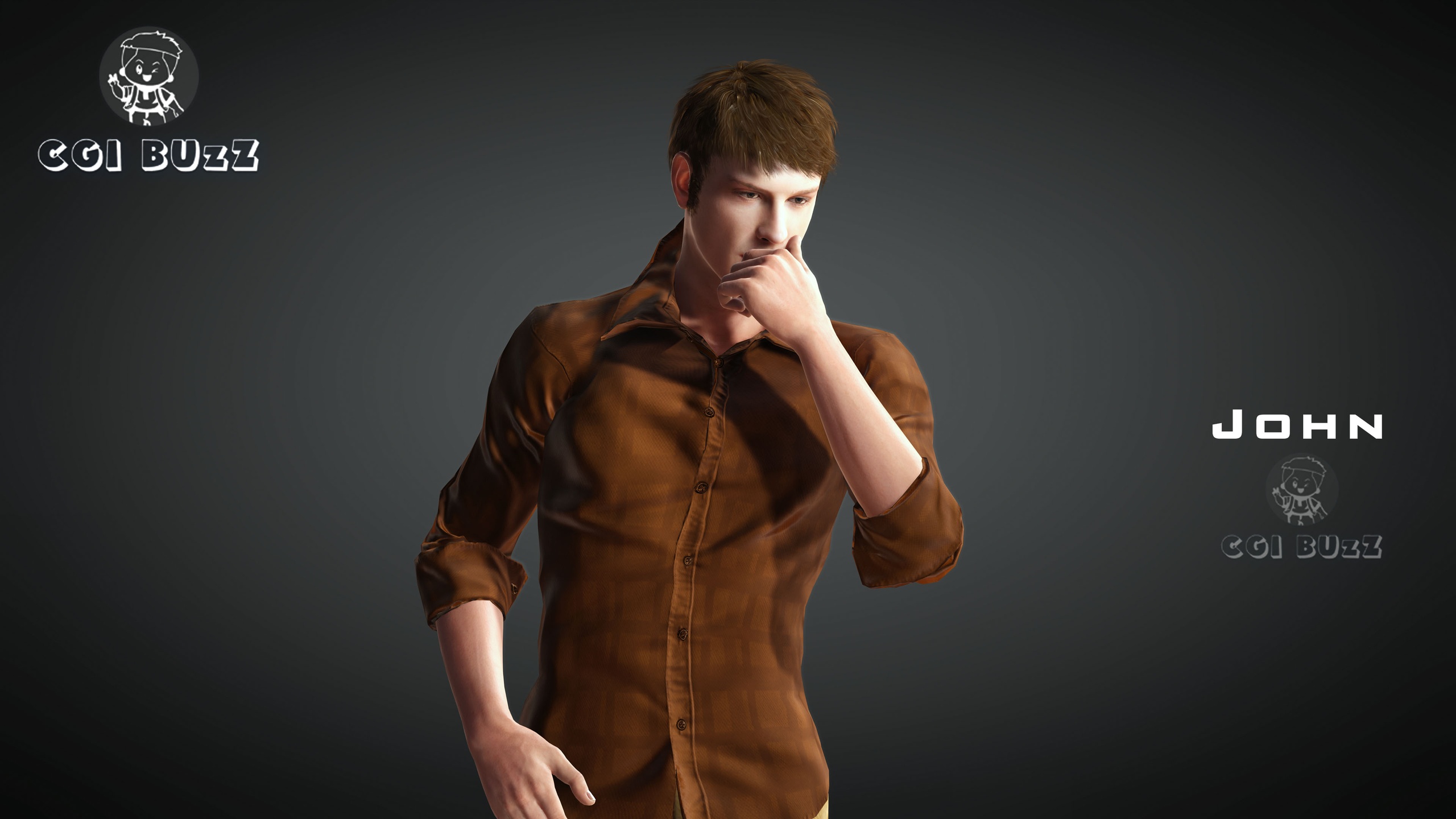 Media 1 for listing John Epic Handsome Guy(Ready for game Vr/Mobile/Pc Game
