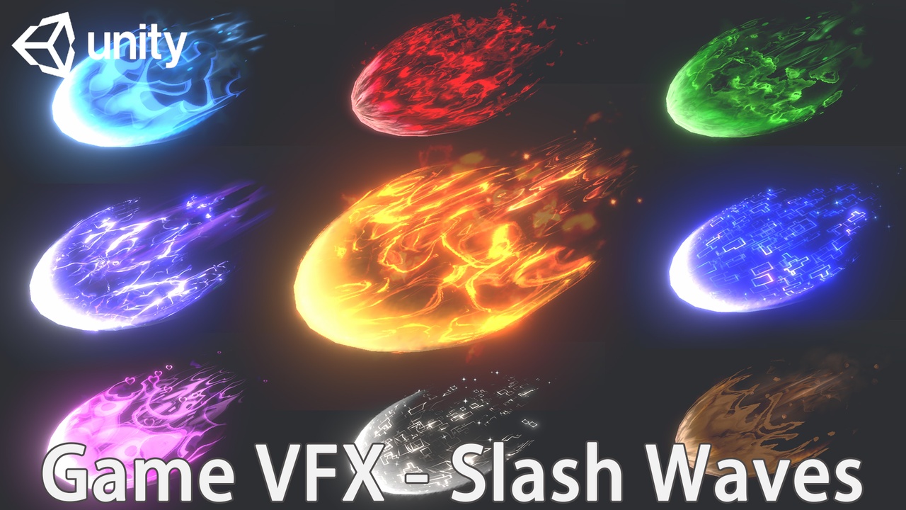 Media 1 for listing Game VFX - Magic Slash Waves