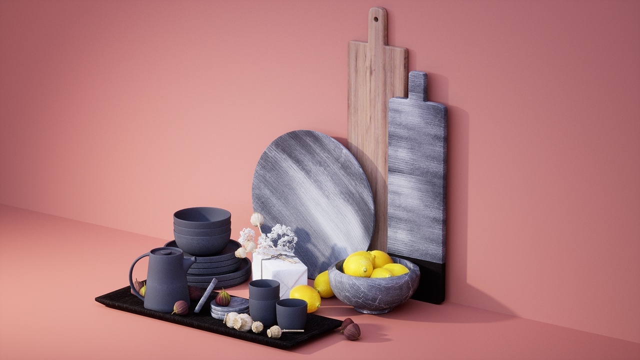 Interior Design Collection - Decoration&Props - Kitchen Props 2 | Fab