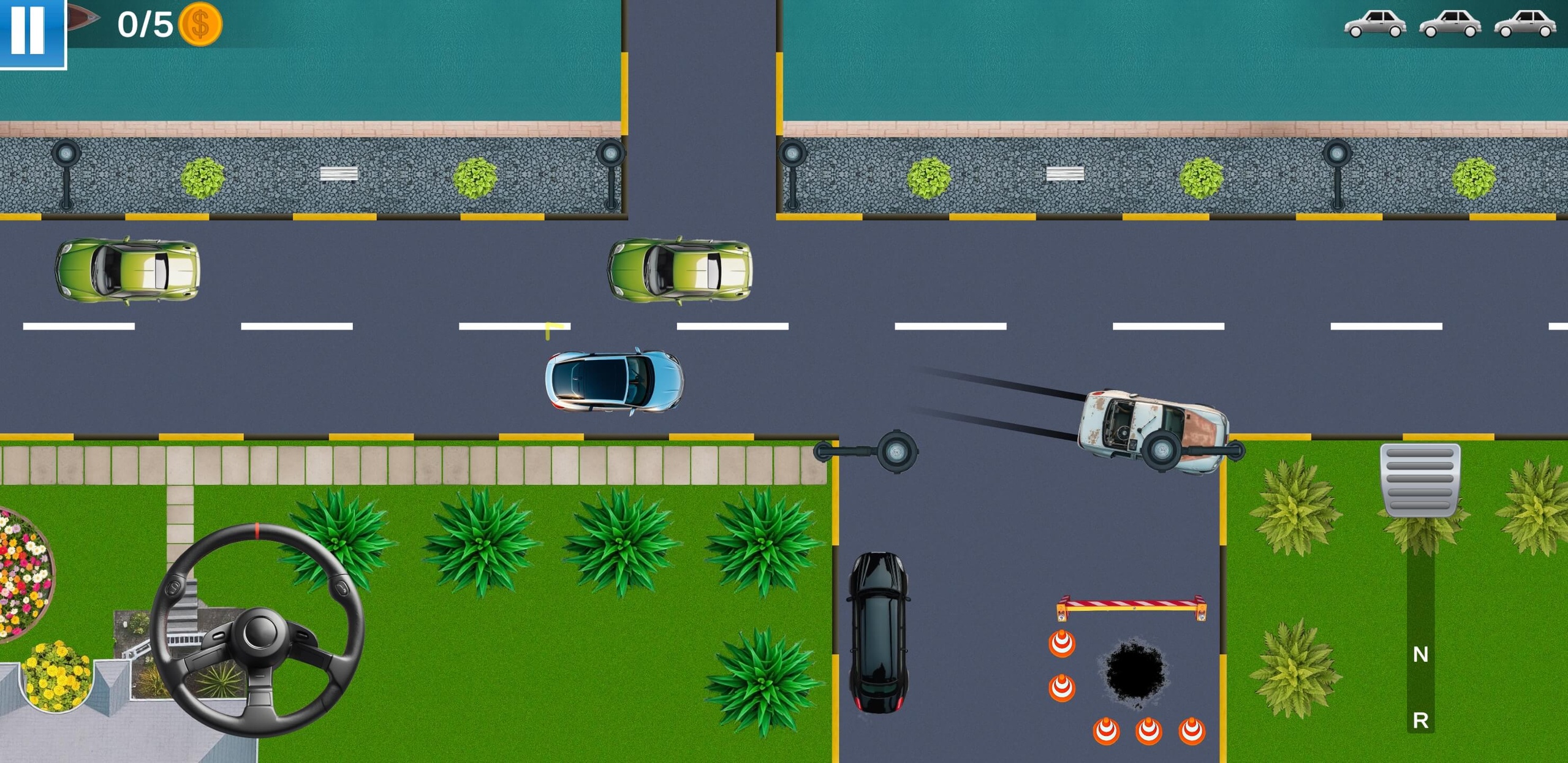 Media 1 for listing Car Parking Adventure – Exciting Top-Down Driving Simulator | Unity Source Code