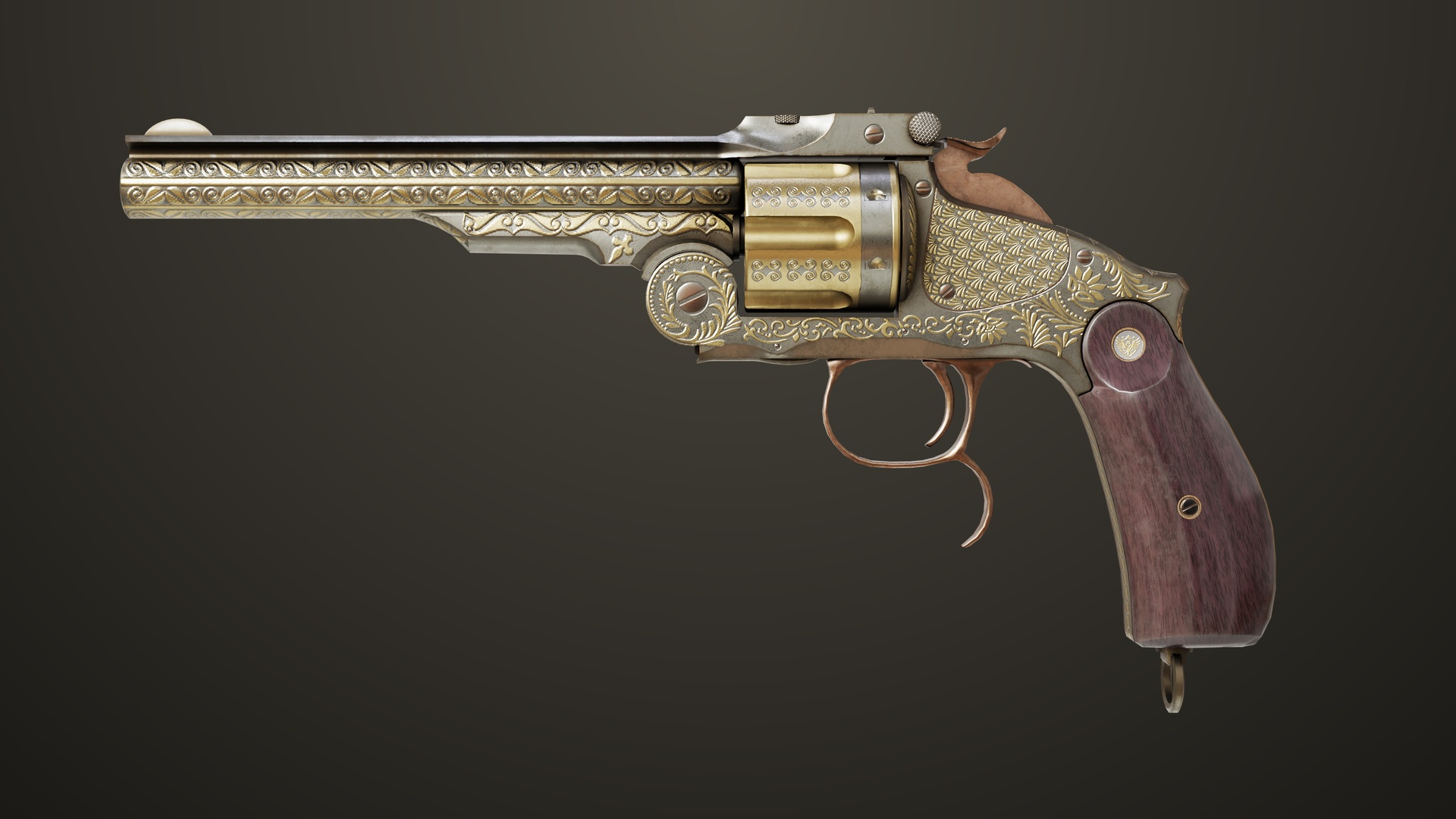 Aesthetic Revolver 02 Generic All PBR Unity UE Textures 제품 등록을 위한 미디어 1개
