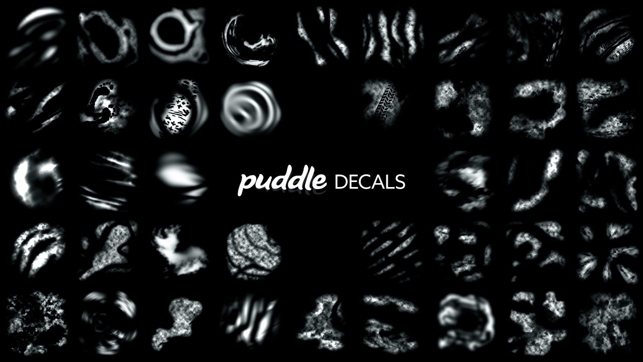 Media 1 for listing HG Decals - Puddles