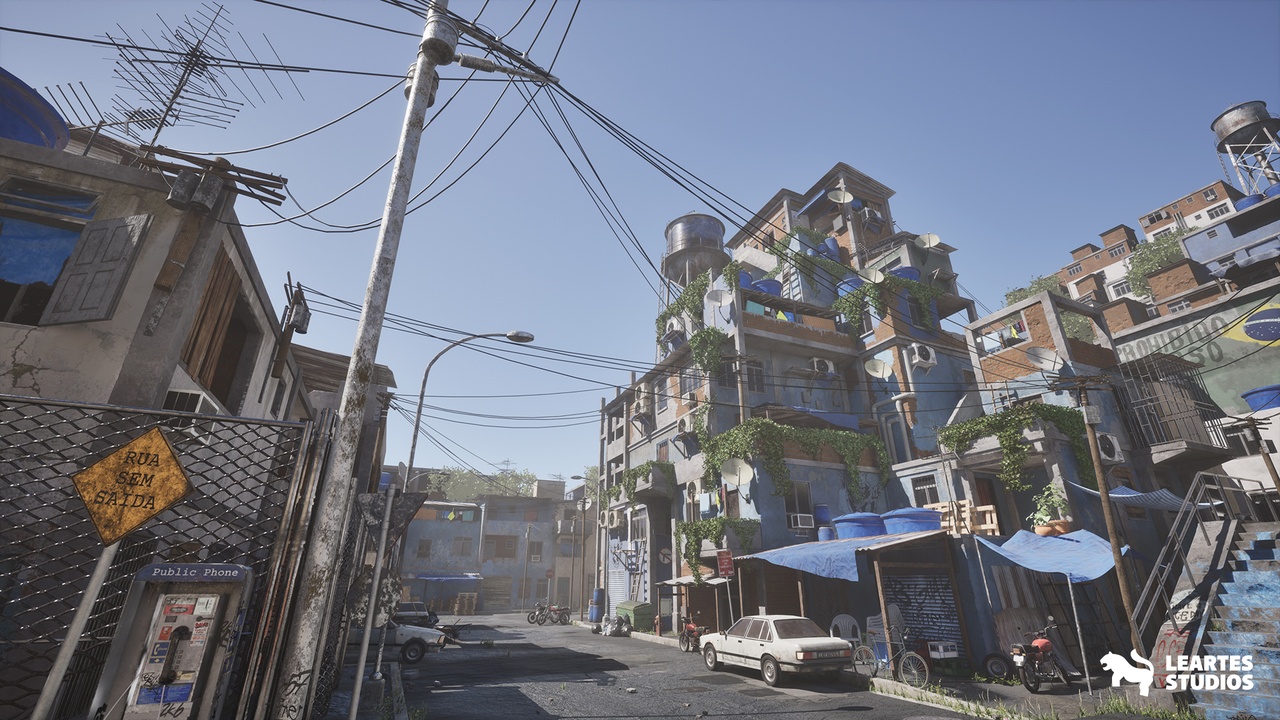 South American Slums Environment ( Favela Favela Slums American South Street ) 제품 등록을 위한 미디어 1개
