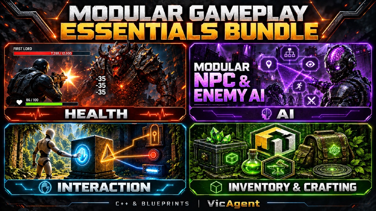Media 1 for listing Modular Gameplay Essentials Bundle
