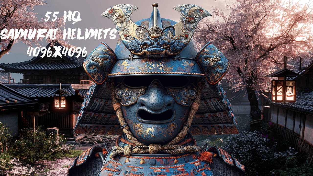 Media 1 for listing 55 - HD Samurai Helmets - Vol.1