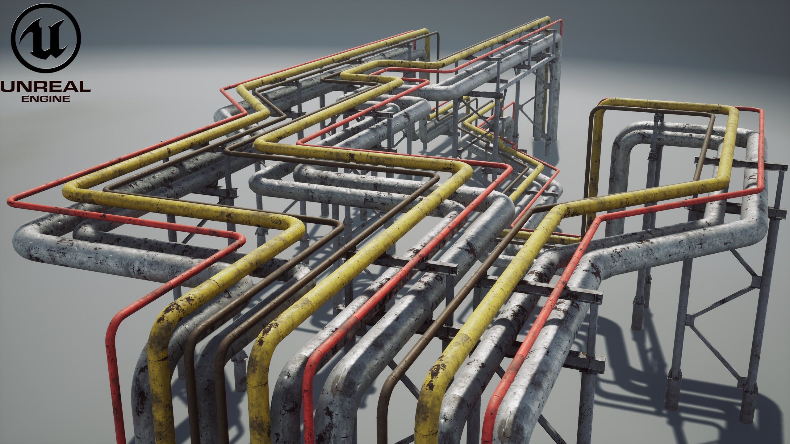 Media 1 for listing Modular industrial pipeline UE Unity