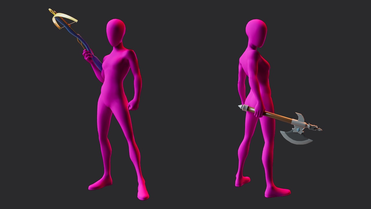 Media 1 for listing MEDIEVAL LOW-POLY WEAPON MEGA BUNDLE – 100+ GAME READY 3D ASSETS