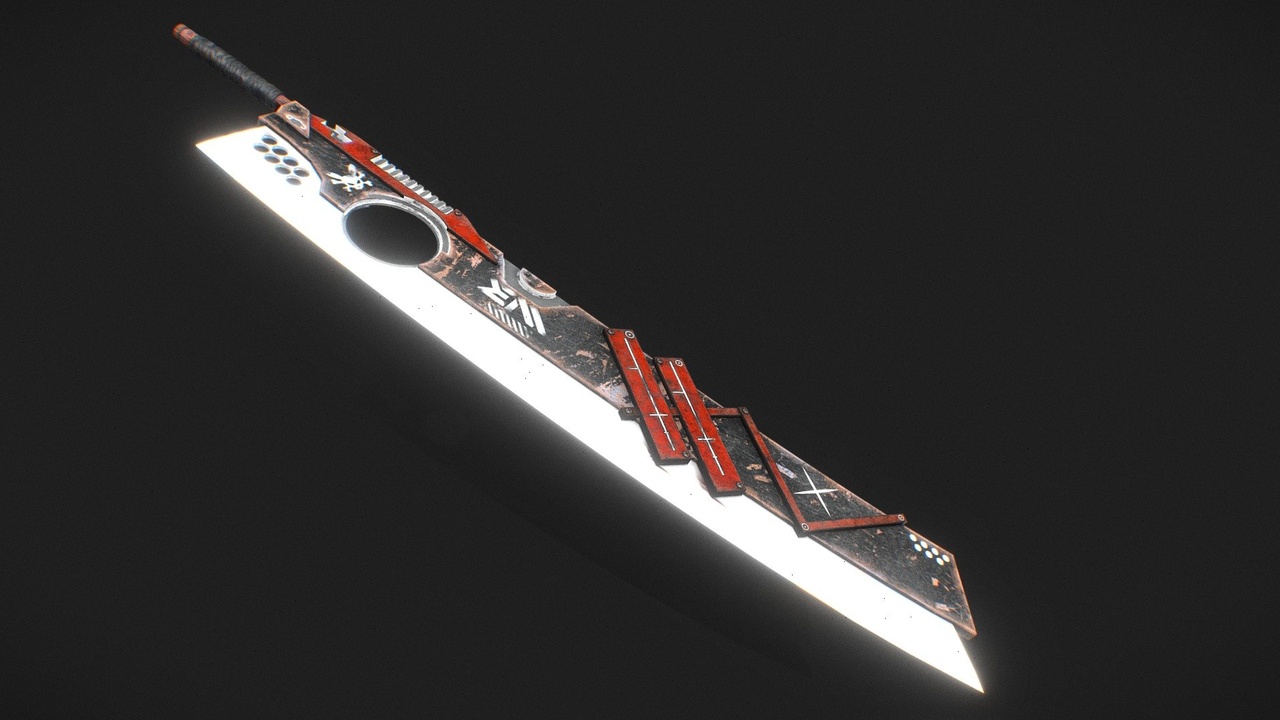 Media 1 for listing cyberpunk Sword