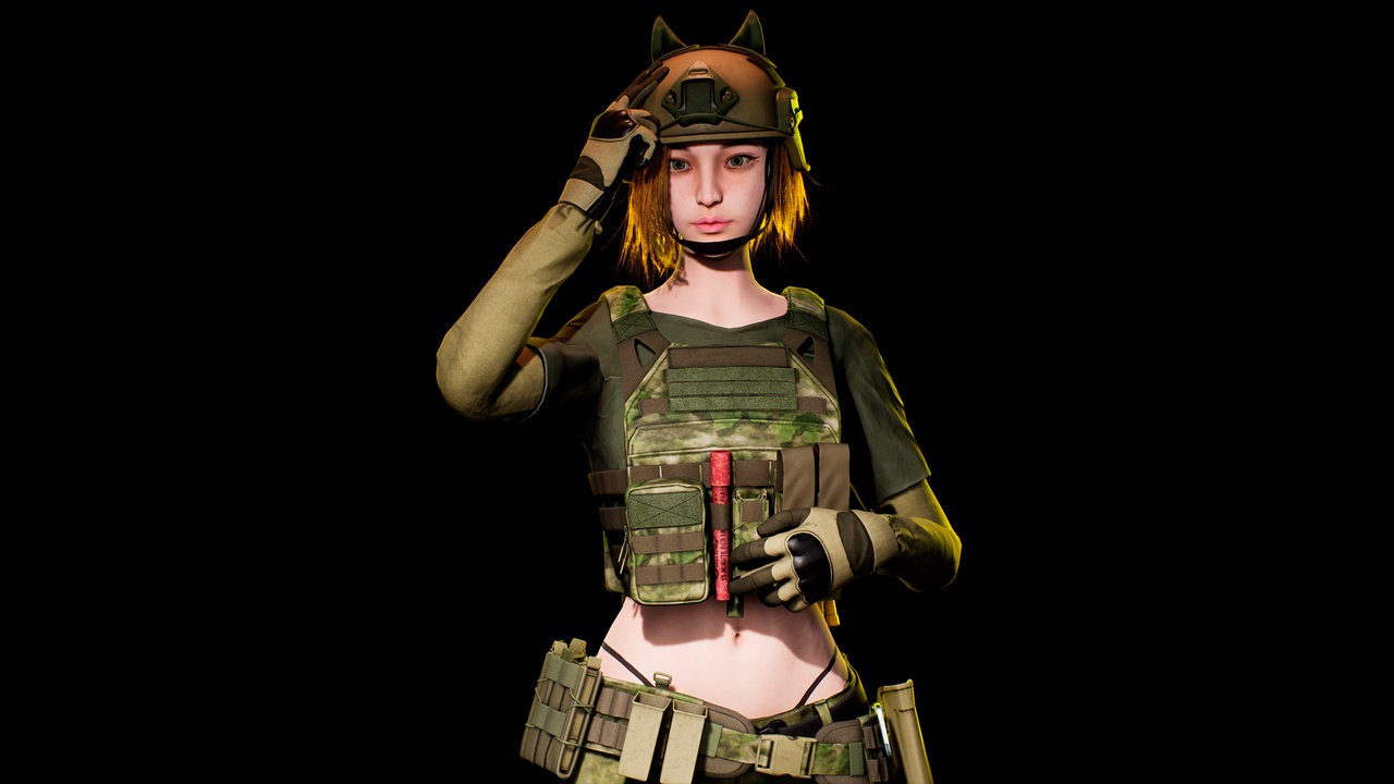 Media 1 for listing Female Soldier