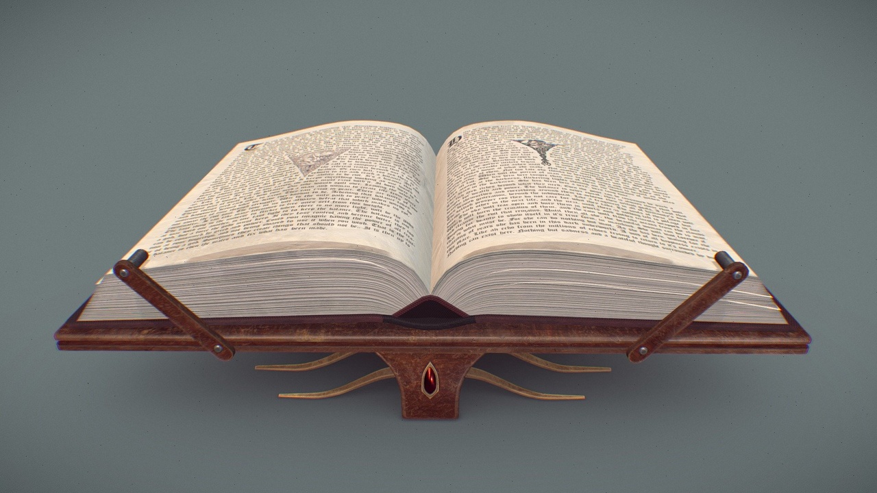 Media 1 for listing Open Book Stand