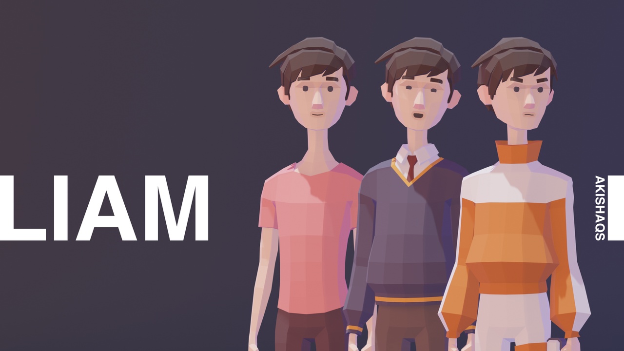 Multimedia 1 para anuncio Liam - Lowpoly Character