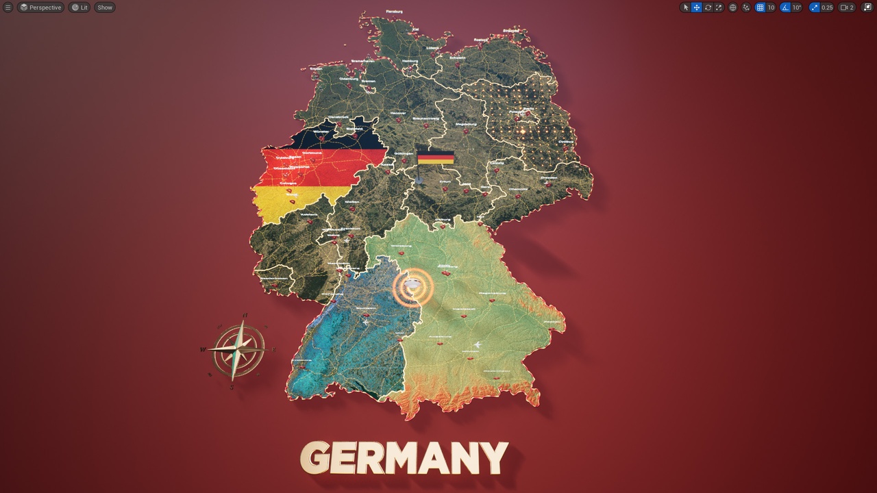 Germany Map 40k 제품 등록을 위한 미디어 1개