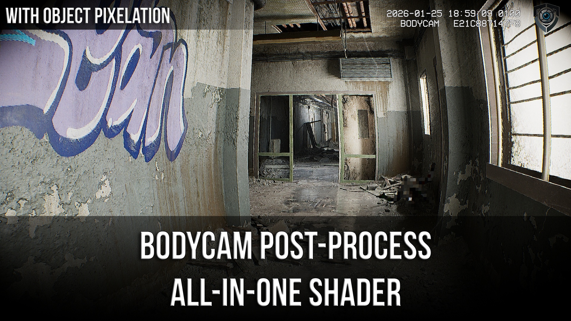 Media 1 for listing Bodycam Post-Process All-in-One Shader