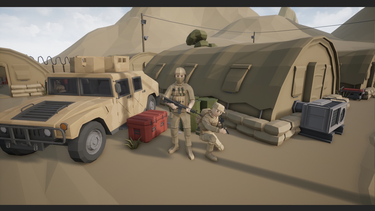 Media 1 for listing LowPoly -  Military Base