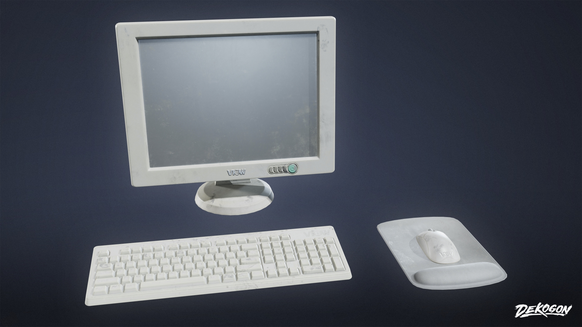 FR - Computer Set - PBR Game Ready | Fab
