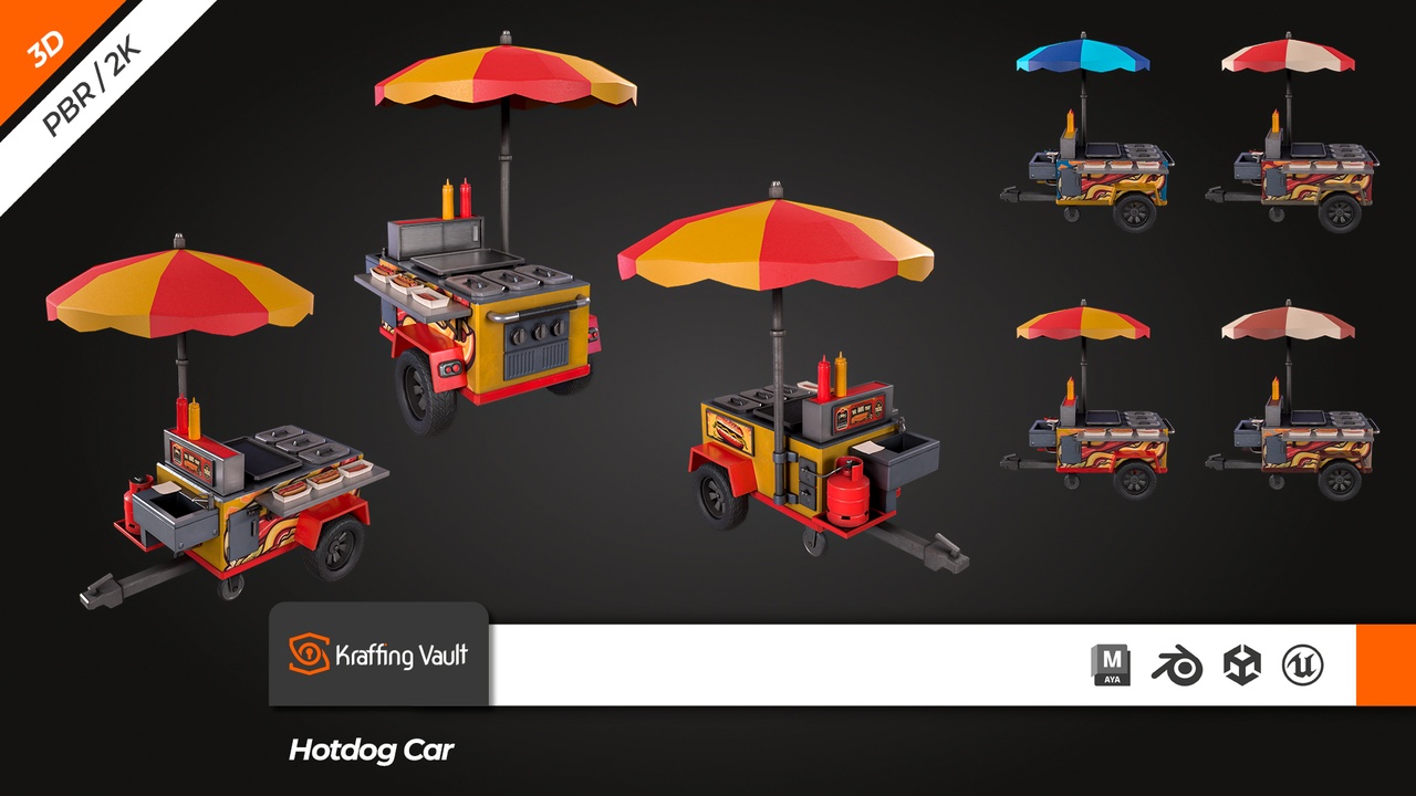 Media 1 for listing Hotdog Car