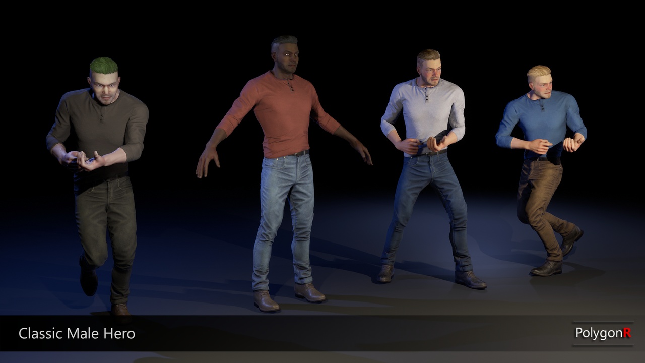 Media 1 for listing Classic Male Hero