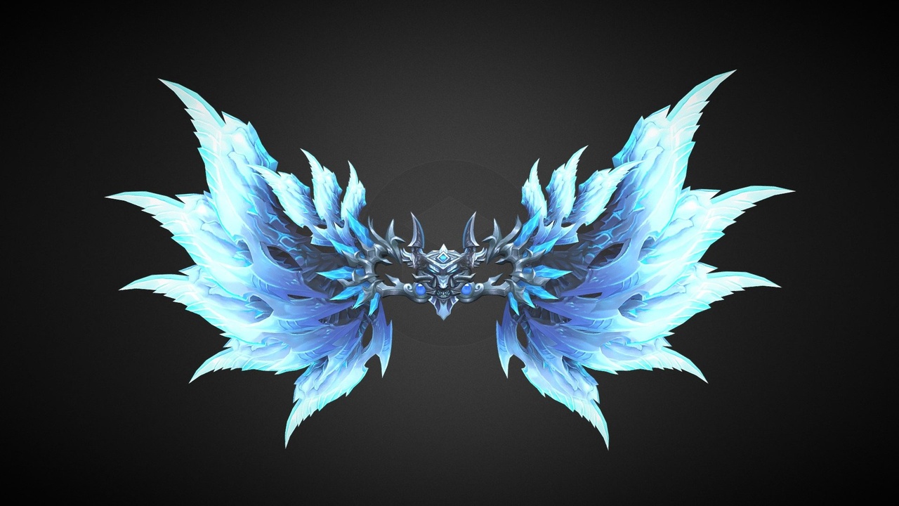 Media 1 for listing Animated ice character wing